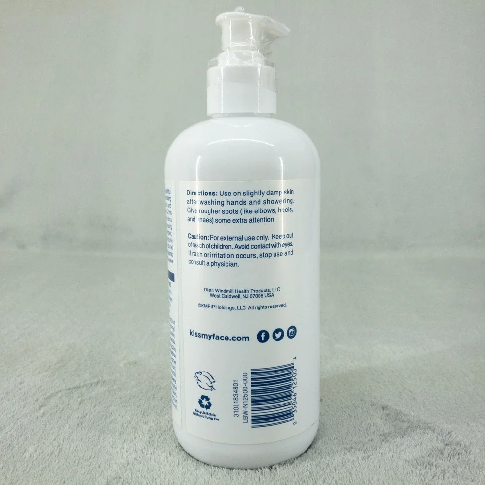 Kiss My Face Goat Milk Hand & Body Lotion‎ 16oz Pump Eucalyptus Lemongrass